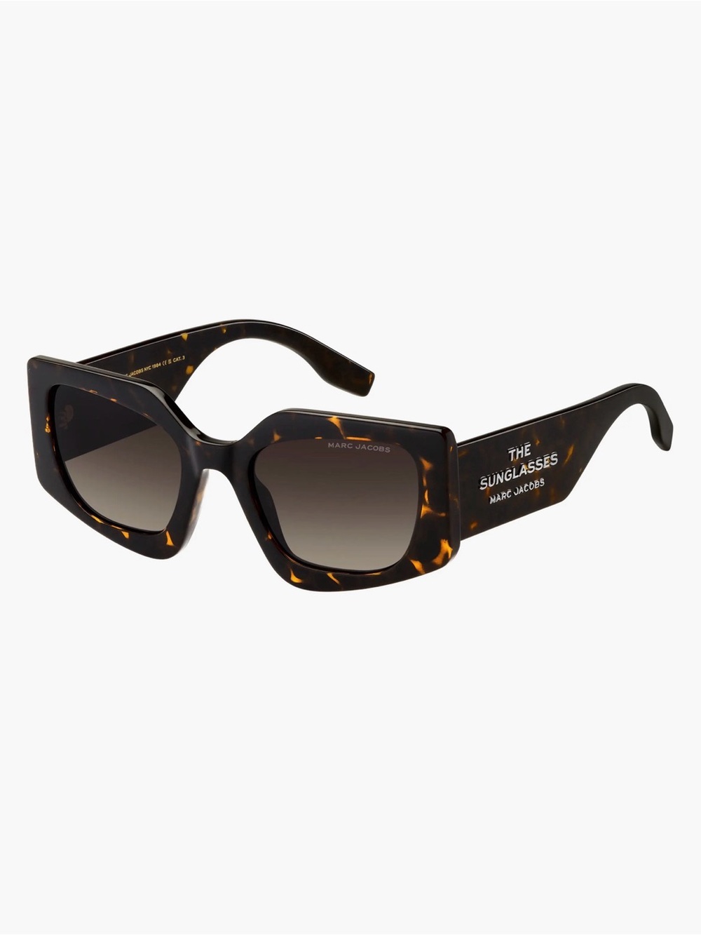 Marc Jacobs MARC 774/S Oversized Tortoise Sunglasses + Case